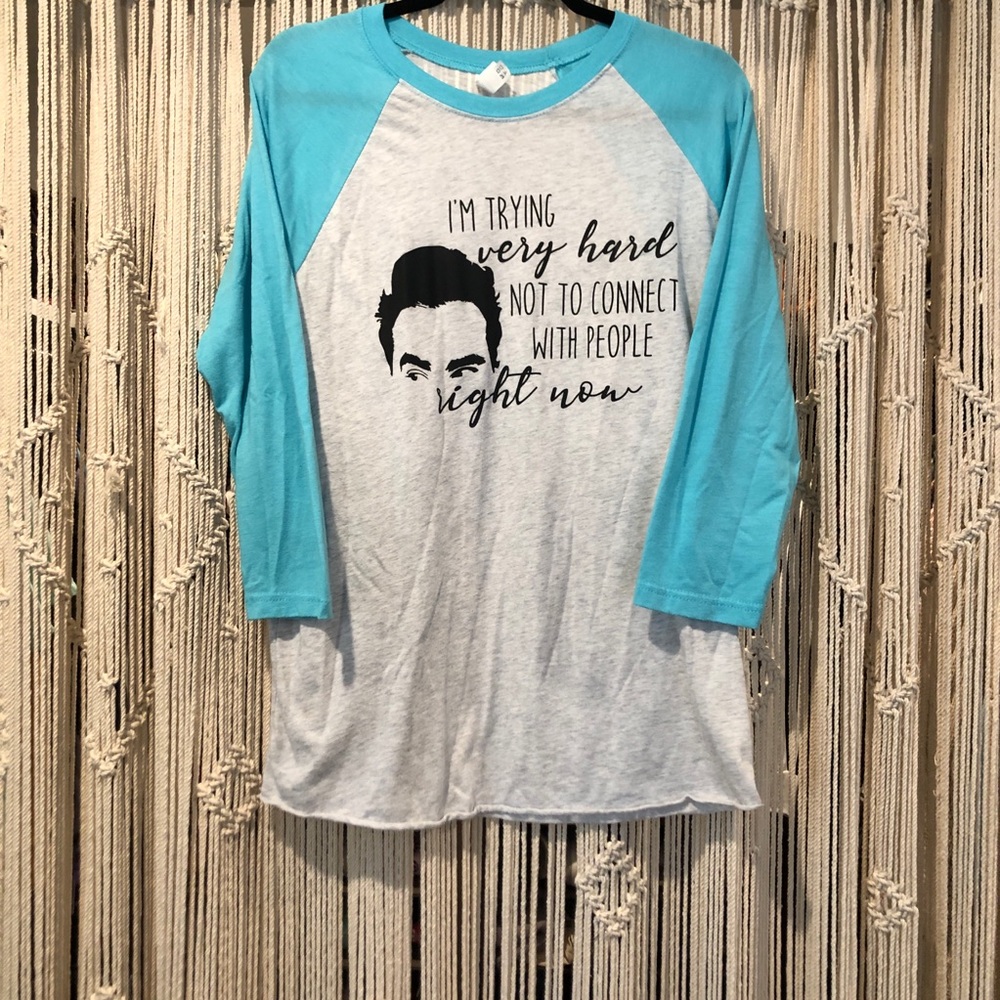 Schitt’s Creek baseball tee-NWOT